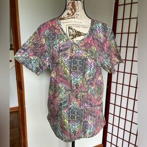 Tafford Scrub Top, Size S